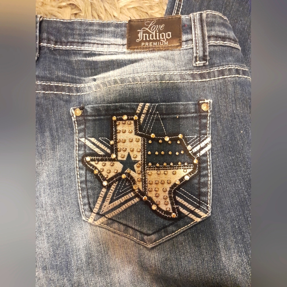TEXAS Love indigo jeans
